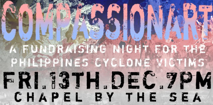 CompassionArt, Phillipines, Typhoon Haiyan, fundraiser, Migrante International, PCPR